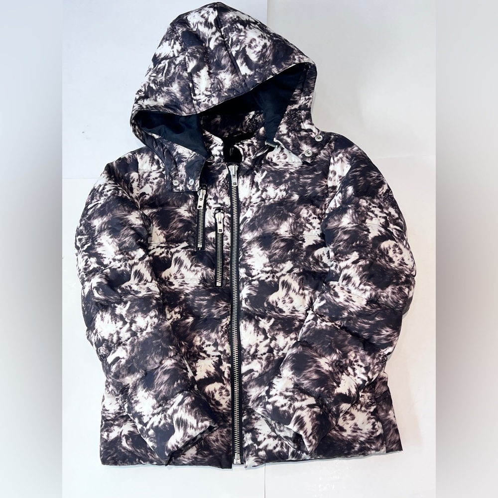The Kooples animal print puffer jacket